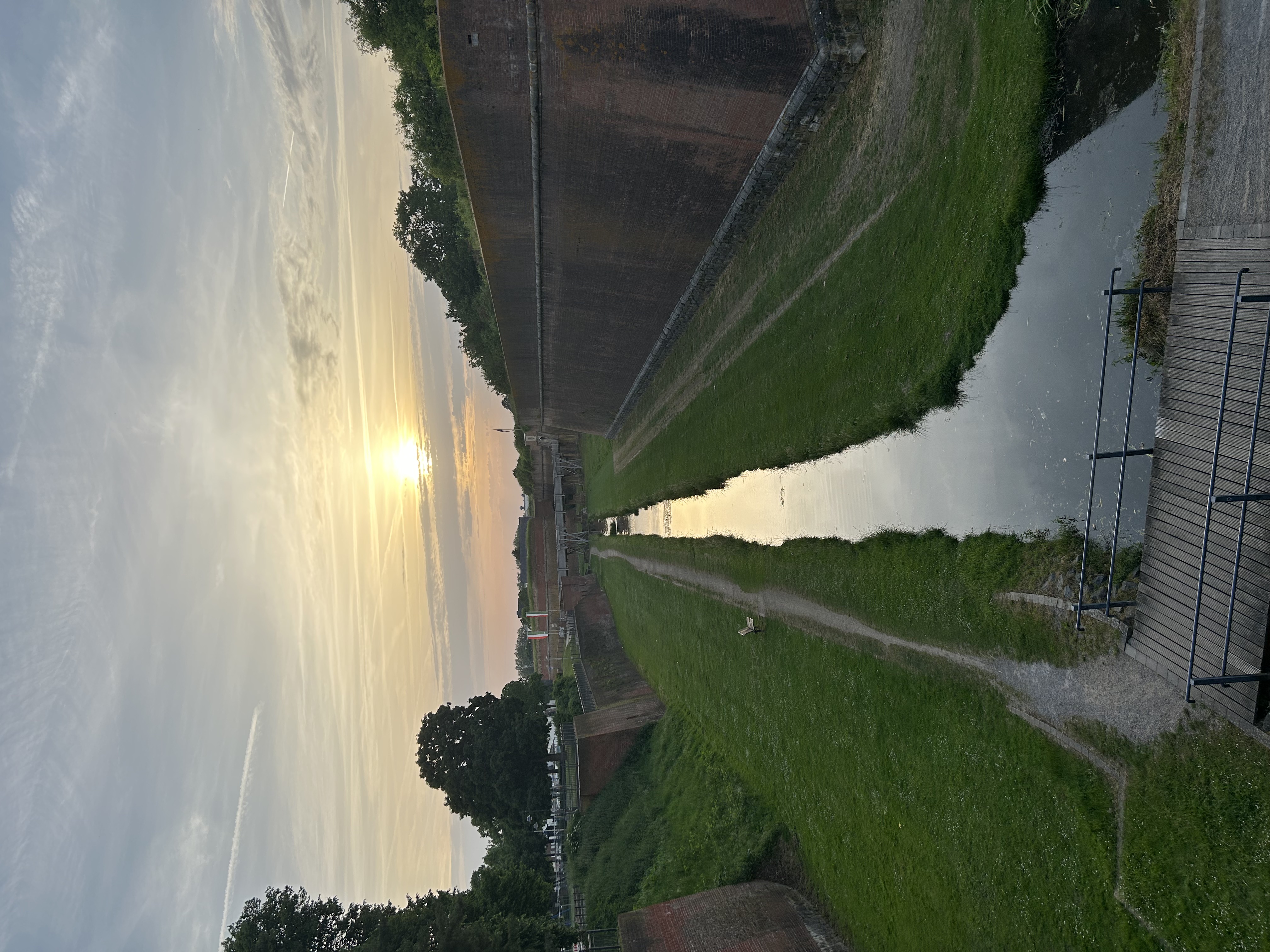 path winding out of the small town